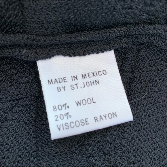 St John Sport Cardigan Jacket Womens M Textured Santana Full Zip Quiet Luxury - Picture 15 of 16